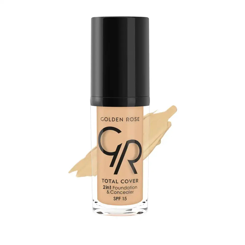 Golden Rose Total Cover 2 in 1 Foundation & Concealer