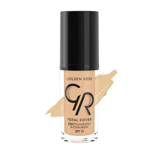Golden Rose Total Cover 2 in 1 Foundation & Concealer