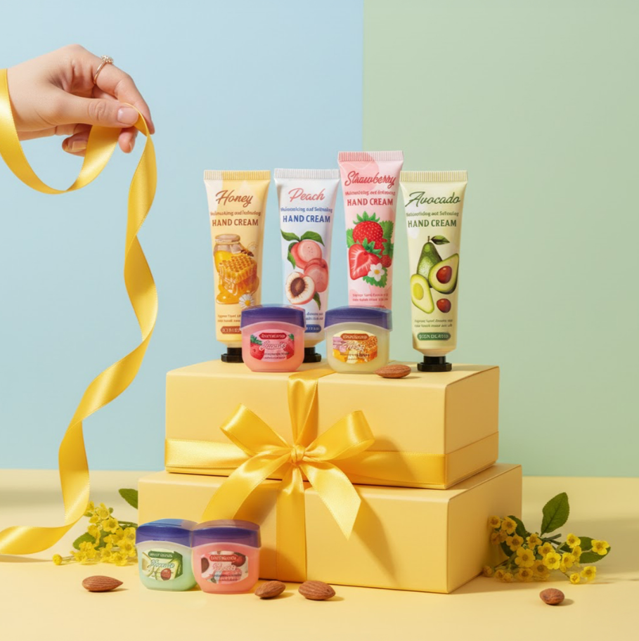 Queen Highness 8-Piece Hand Cream & Lip Balm Gift Set – Free Home Delivery