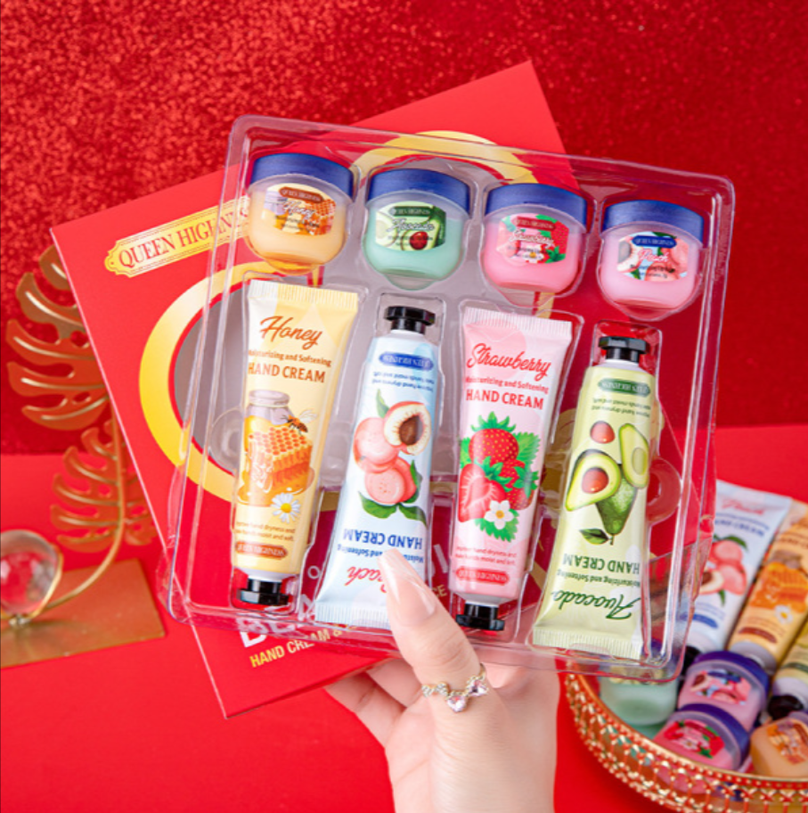 Queen Highness 8-Piece Hand Cream & Lip Balm Gift Set – Free Home Delivery