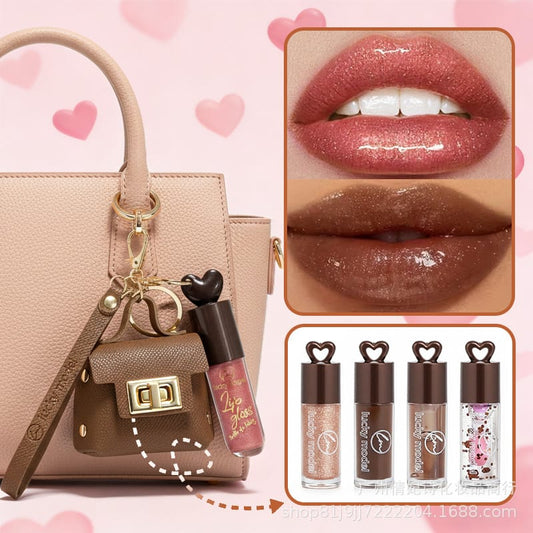 Mini Handbag Lip Gloss Set – 5 Pcs