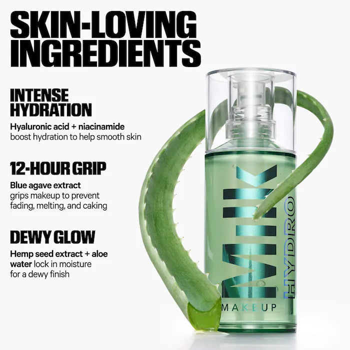 MILK MAKEUP Hydro Grip Hydrating Makeup Primer with Hyaluronic Acid + Niacinamide(30 ML)